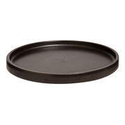 Black ceramic starter plate
